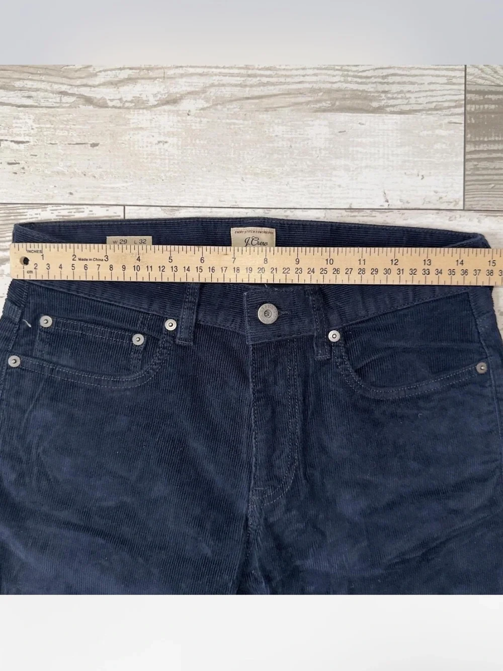 J.Crew 484 Slim-Fit Pant in Corduroy Navy